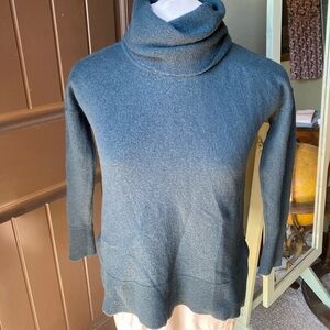 Women's Dark Teal Merino Wool Sweater